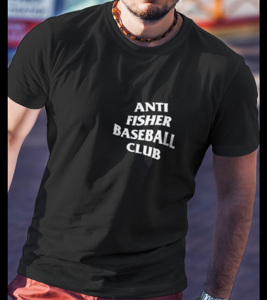 Anti Fisher Baseball Club Aesthetic Trend T-Shirt