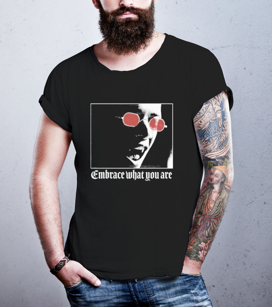 Bimolloy Embrace What You Are Red Glasses T-Shirt