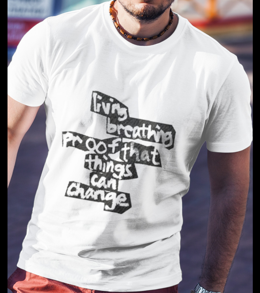 Living Breathing Proof That Things Can Change Chandlerd Moore In Yellow T-Shirt