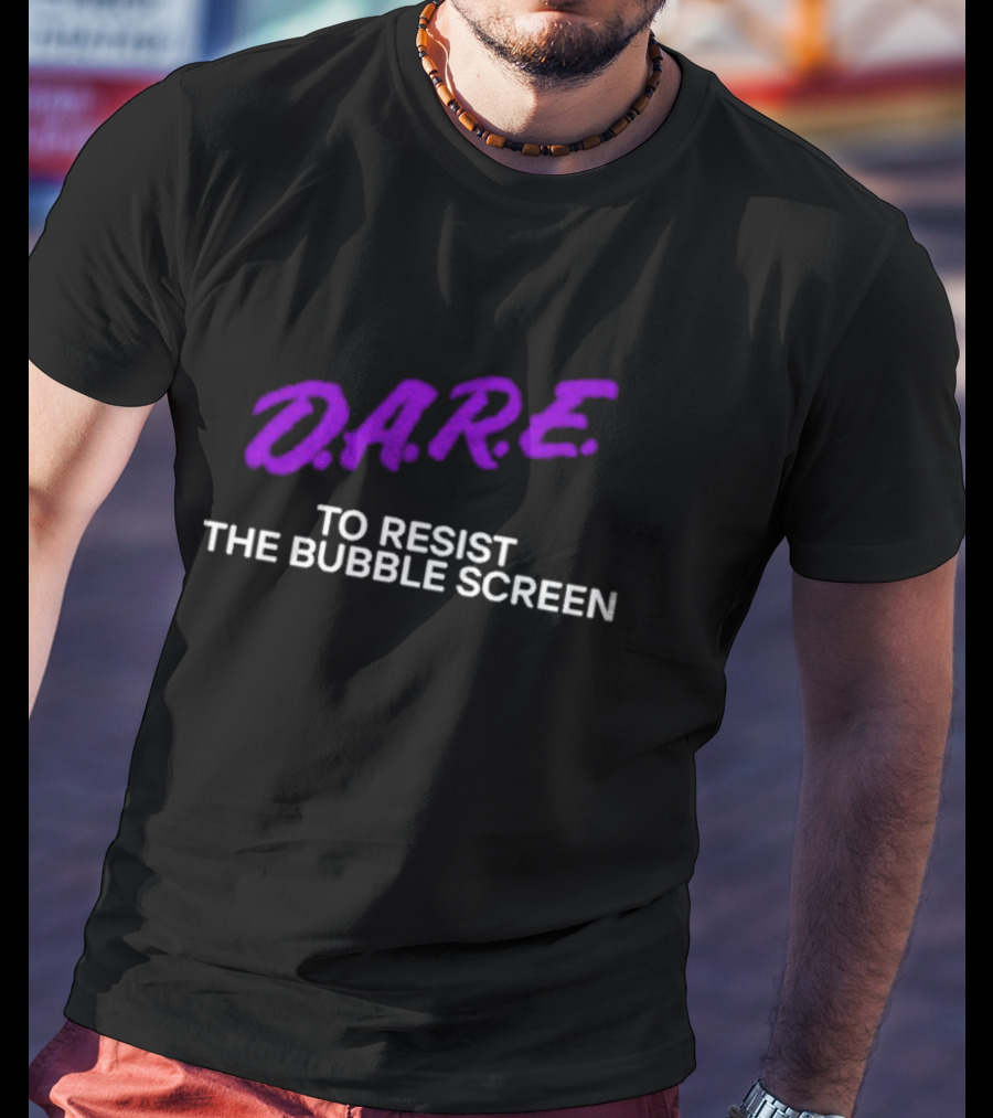 Clemson Tigers D.A.R.E. To Resist The Bubble Screen T-Shirt