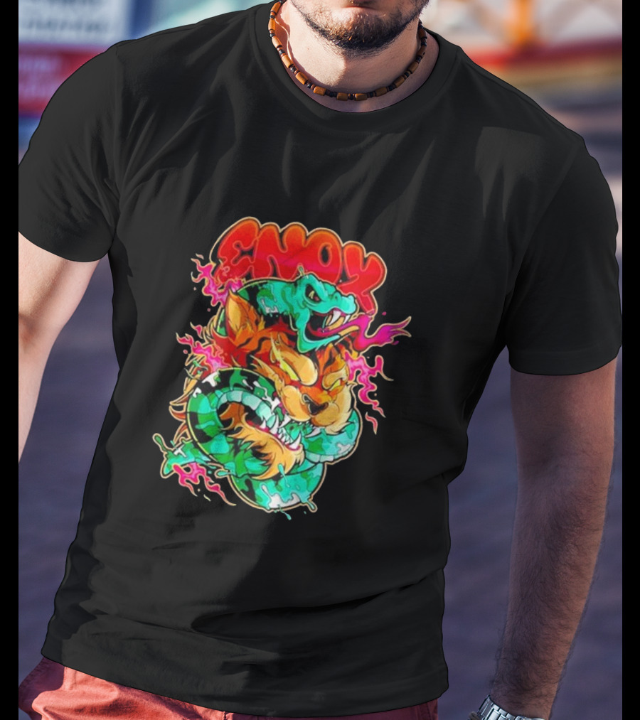 Enox Vibrant Serpent Striker 2025 Tiger Roar Embrace T-Shirt