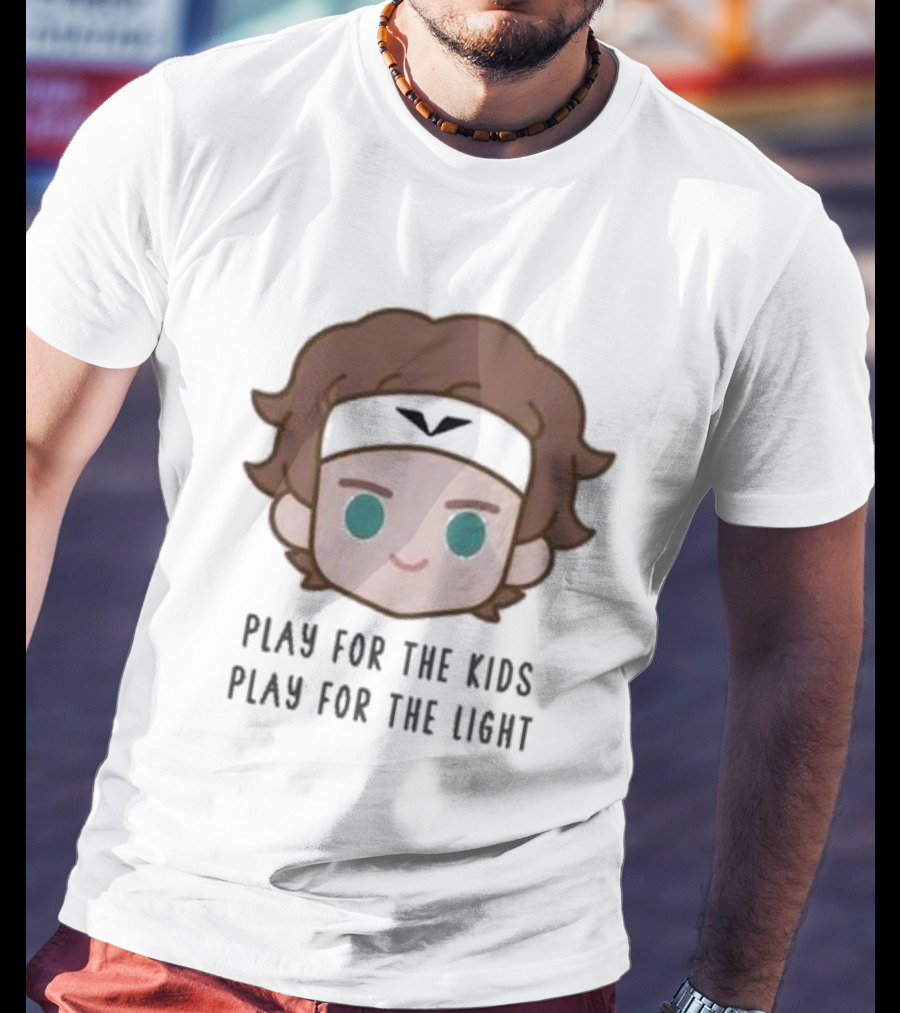 Andrey Rublev Play For The Kids Play For The Light Kawaii Headband T-Shirt