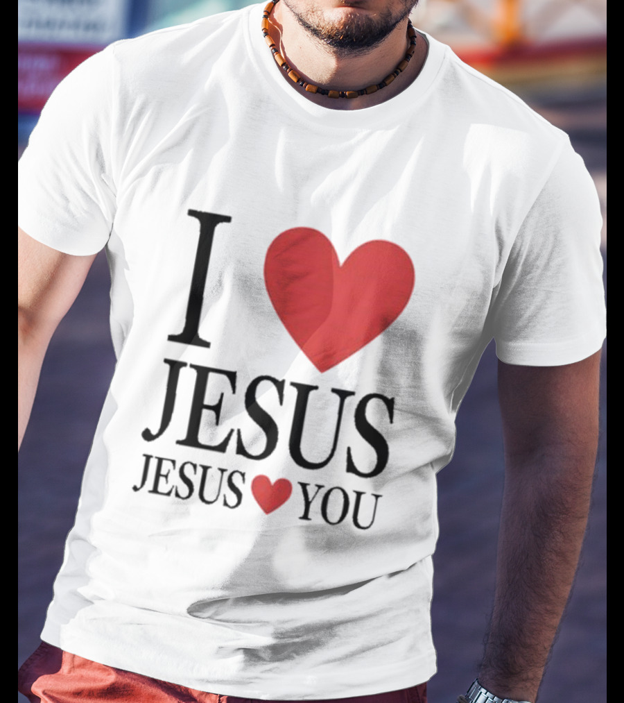 Bryce Crawford I Heart Jesus Jesus Loves You T-Shirt