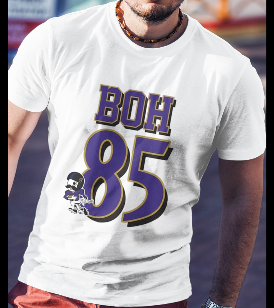 BOH 85 Game Day Football Player T-Shirt