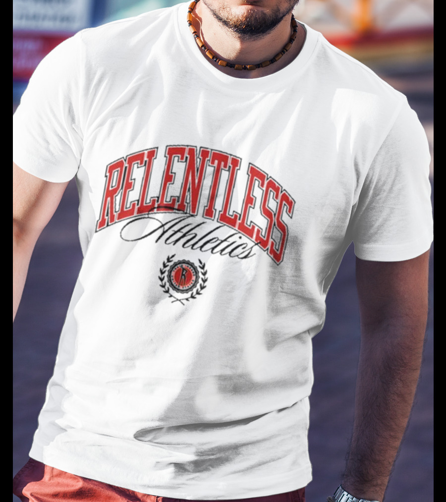 Relentless Athletics Jesse James West Logo Badge T-Shirt