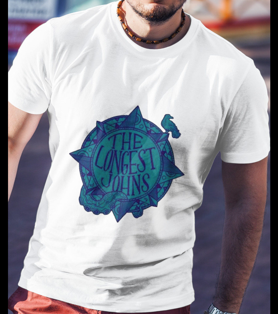 The Longest Johns Octopus Compass Jade T-Shirt