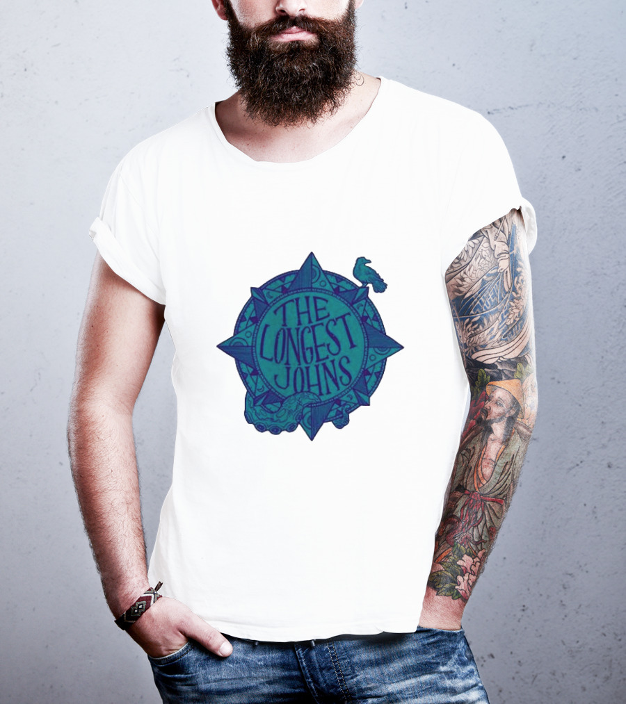 The Longest Johns Octopus Compass Jade T-Shirt