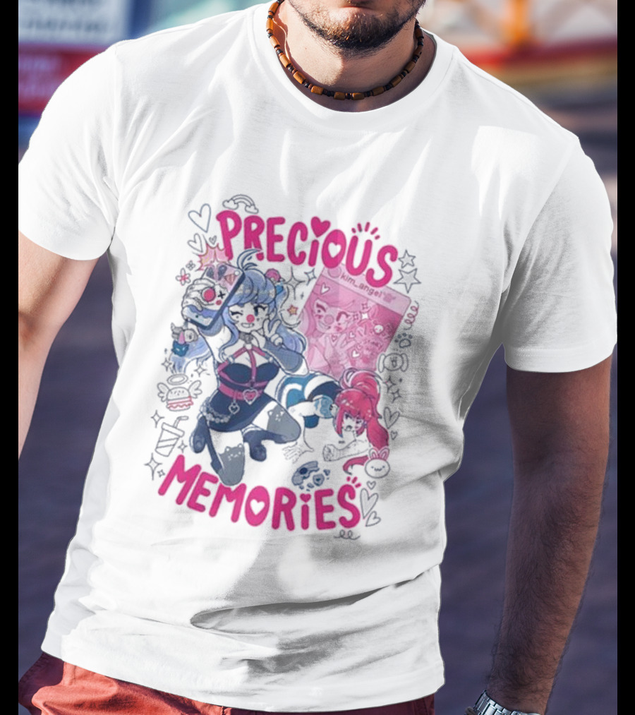 Precious Memories Kim_angel Anime Gaming Aesthetic T-Shirt
