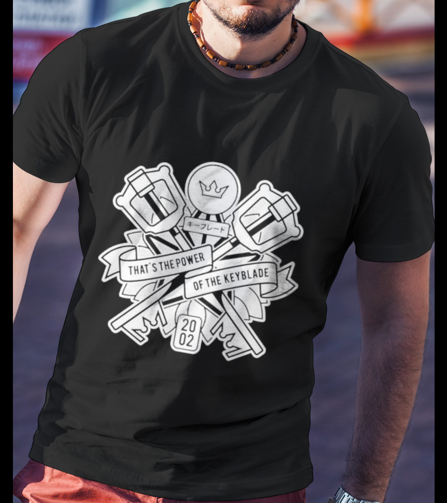 That's The Power Of The Keyblade 2002 Crest And Crossed Keyblades T-Shirt