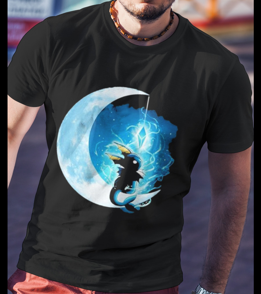 Water Stone Moon Dragon Vallina84 T-Shirt