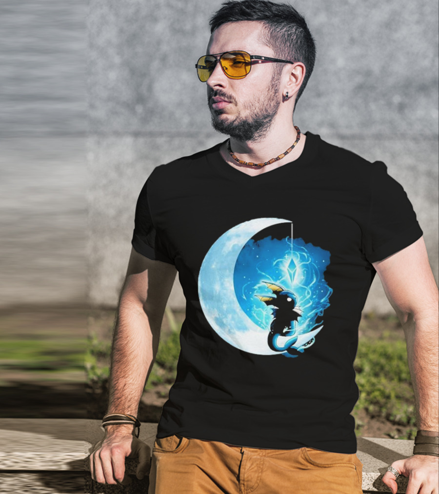 Water Stone Moon Dragon Vallina84 T-Shirt