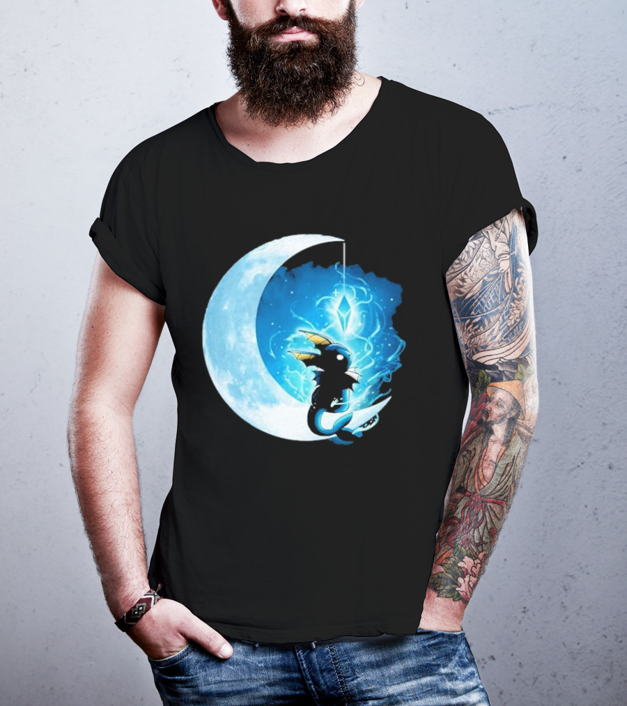 Water Stone Moon Dragon Vallina84 T-Shirt