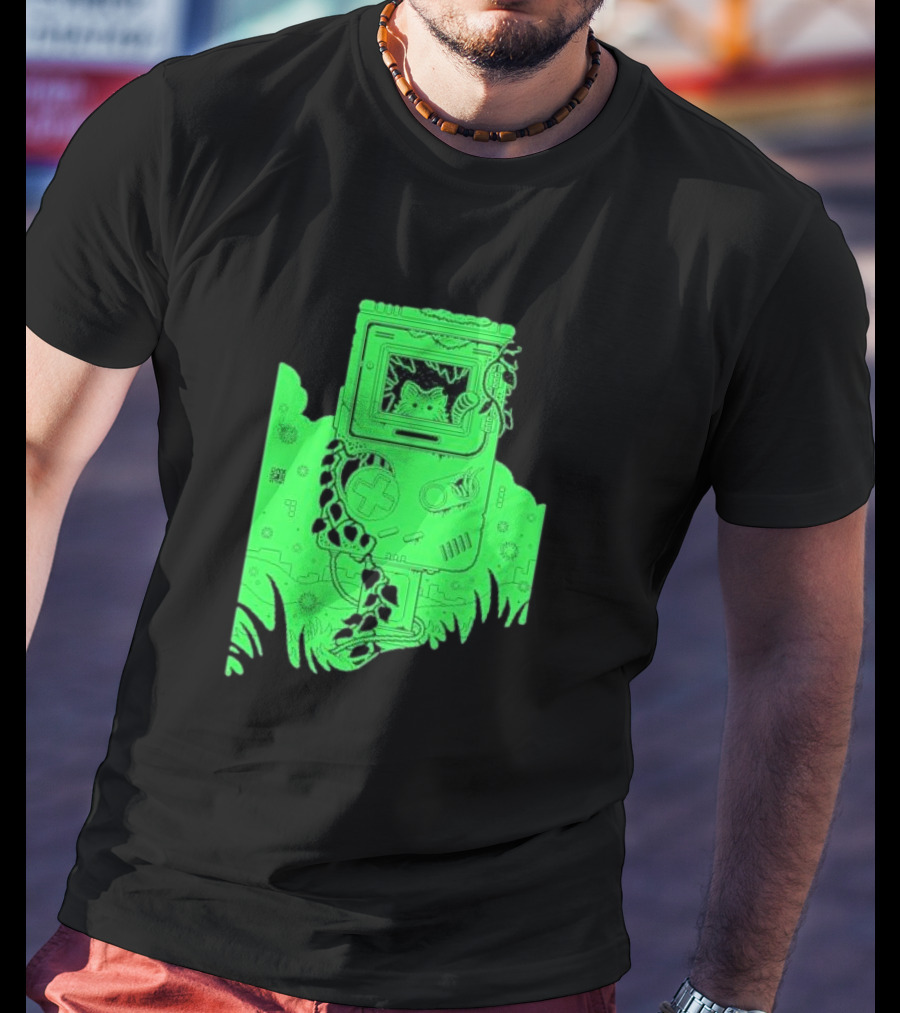Abandoned Glow Retro Creature Drew Wise T-Shirt