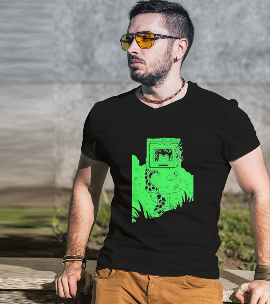 Abandoned Glow Retro Creature Drew Wise T-Shirt