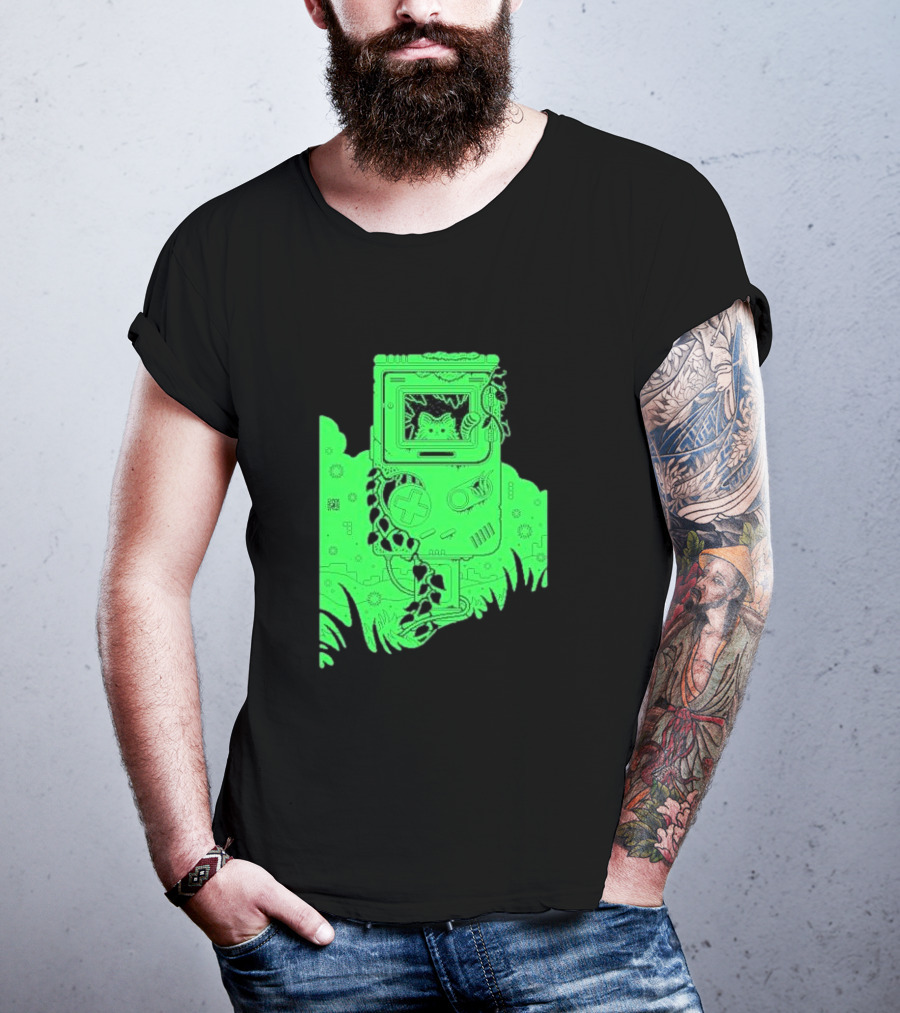 Abandoned Glow Retro Creature Drew Wise T-Shirt