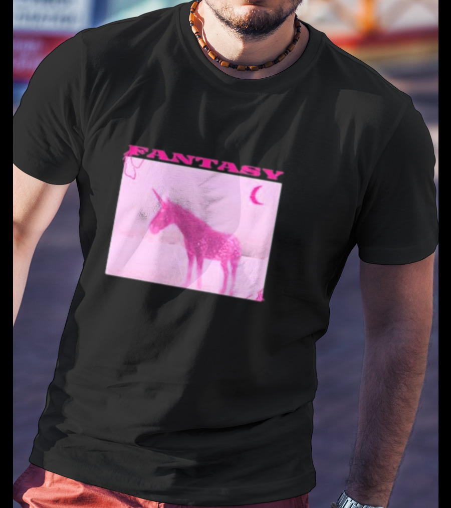 Fantasy Pink Unicorn Indigo De Souza T-Shirt