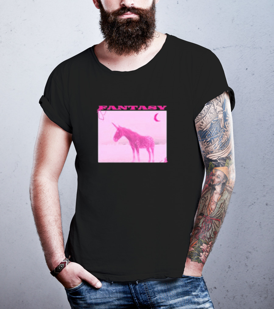 Fantasy Pink Unicorn Indigo De Souza T-Shirt
