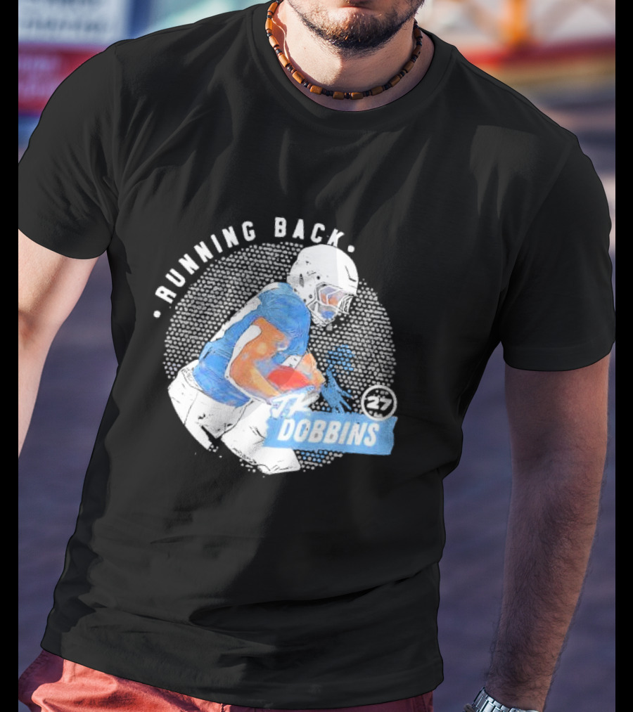Running Back J.K. Dobbins Los Angeles C Dots T-Shirt