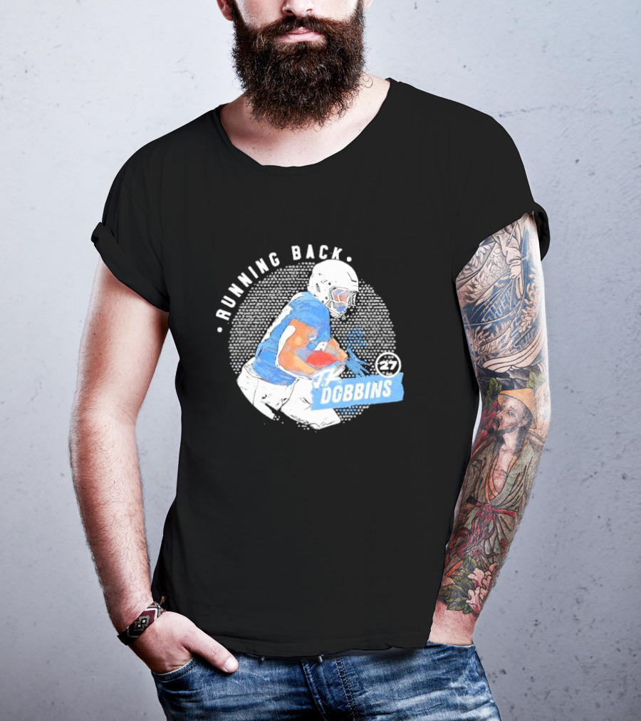 Running Back J.K. Dobbins Los Angeles C Dots T-Shirt