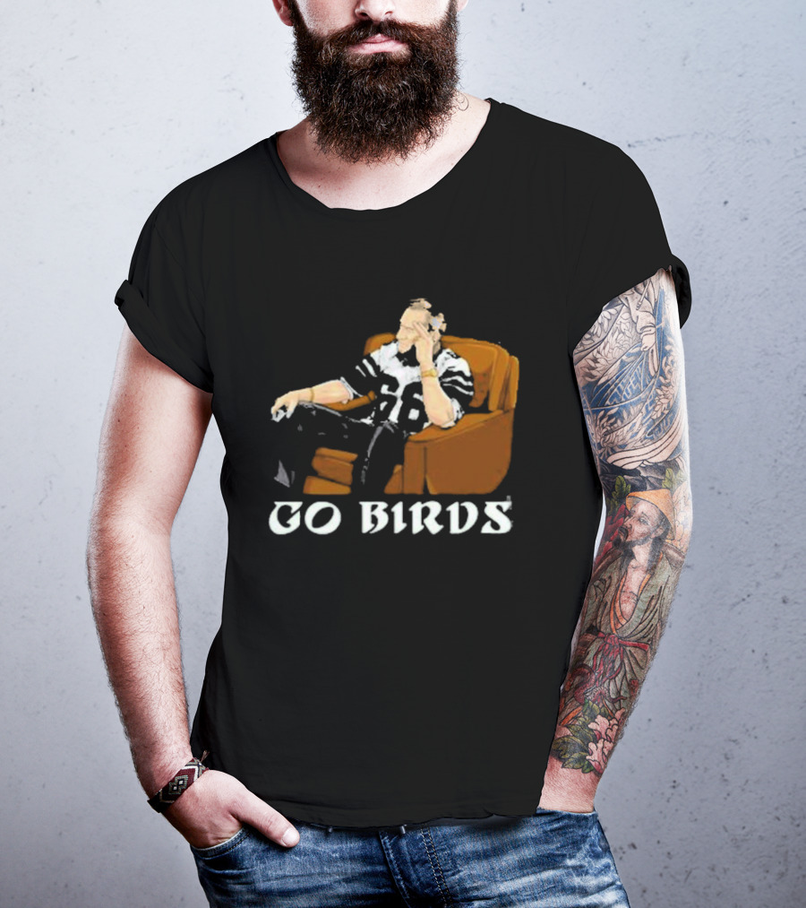 Go Birds Andy Reid Chair Football Fan T-Shirt