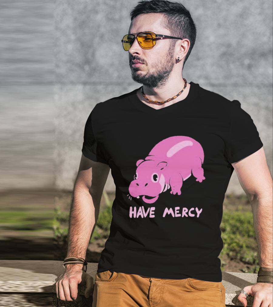 Have Mercy Pink Hippo T-Shirt