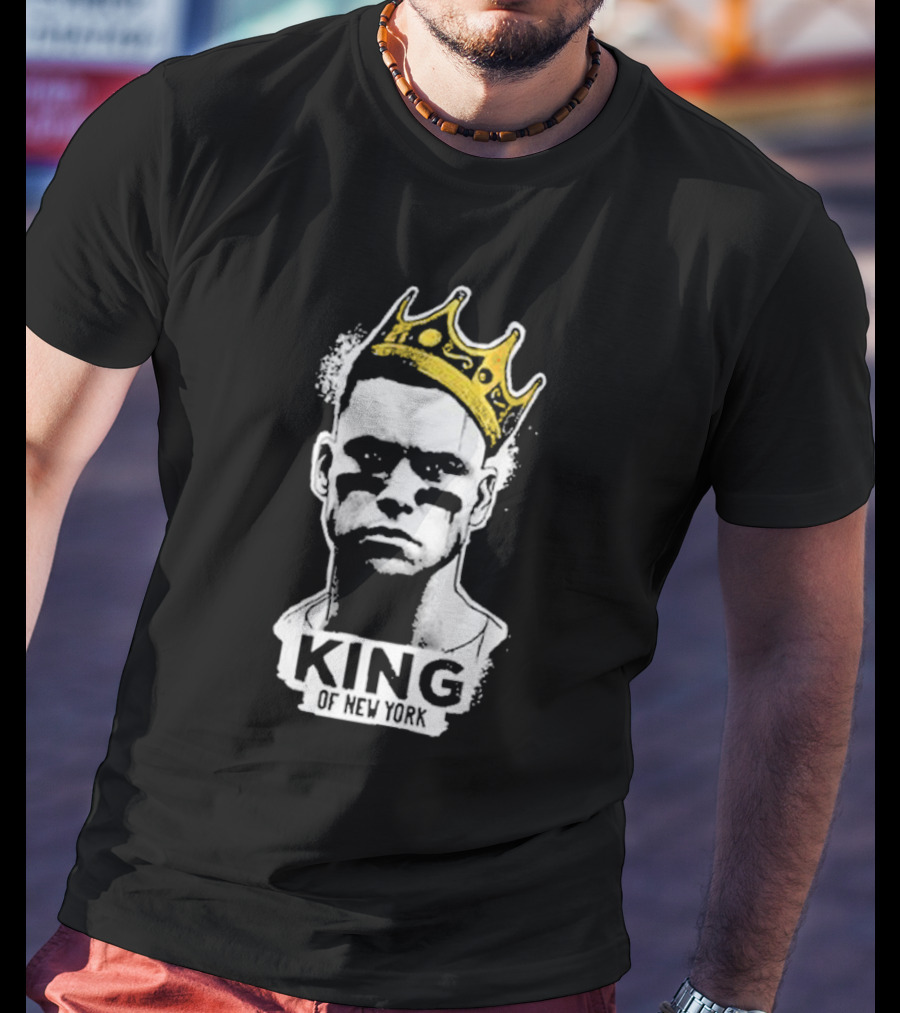 King Of New York Judge Baseball Icon With Crown T-Shirt