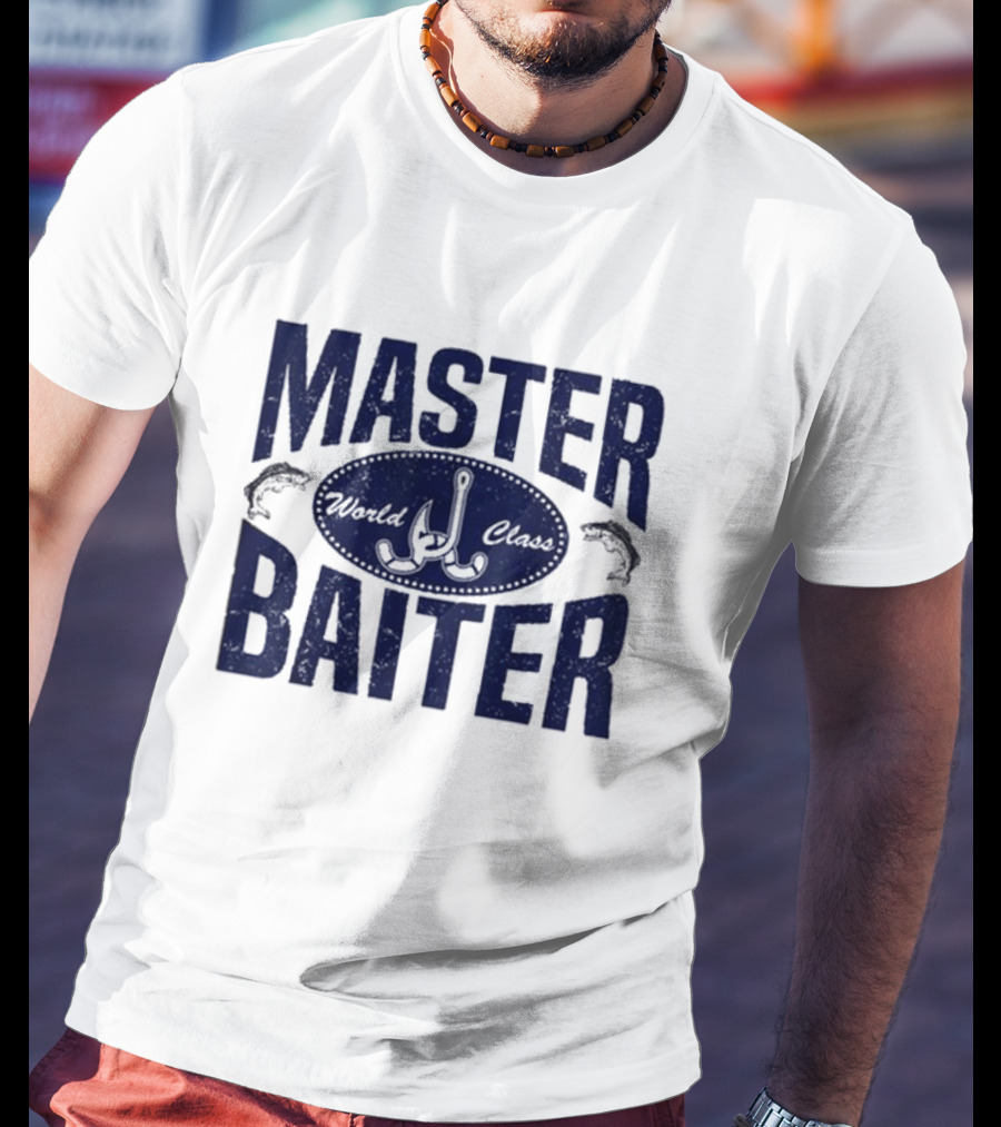 World Class Master Baiter Fishing Bait Hooks T-Shirt