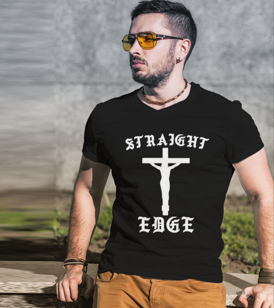 Straight Edge Heelest He Deserved It T-Shirt