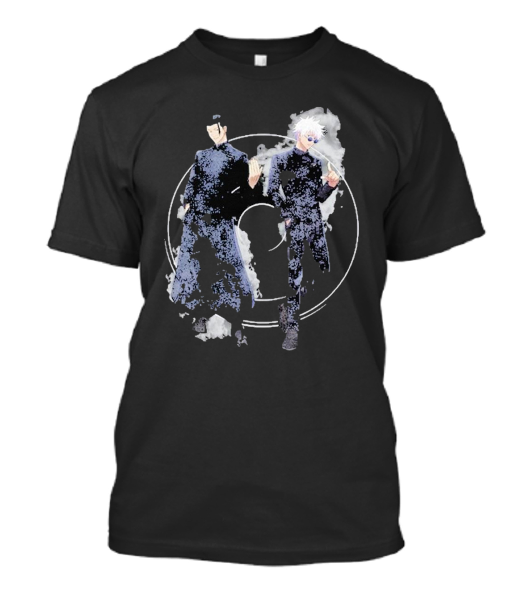 Jujutsu Kaisen Gojo Geto Betta Fish Circle T-Shirt