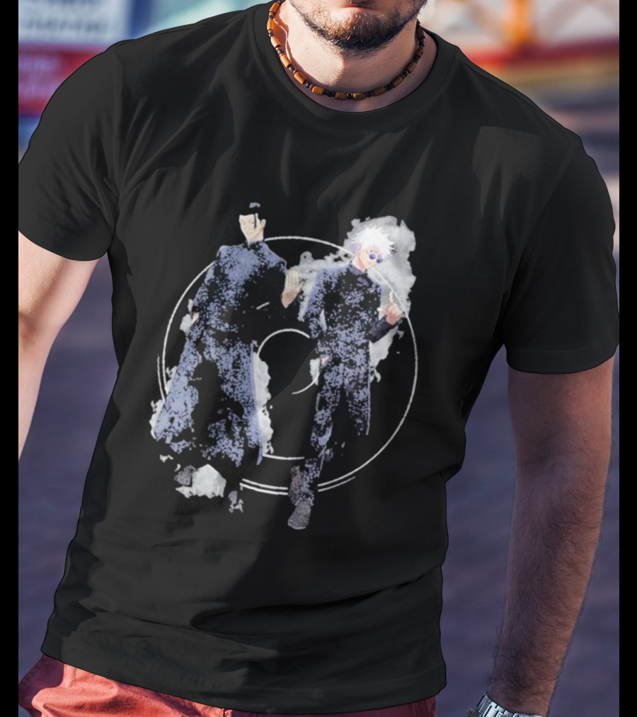 Jujutsu Kaisen Gojo Geto Betta Fish Circle T-Shirt