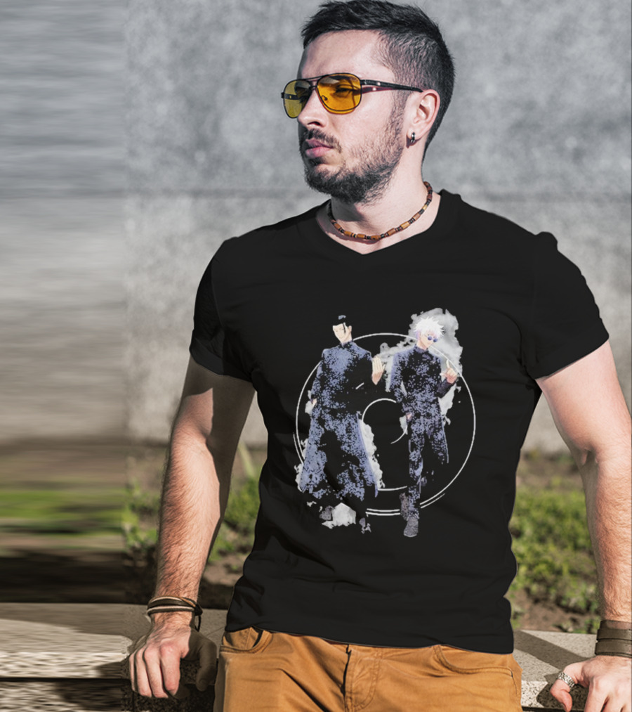 Jujutsu Kaisen Gojo Geto Betta Fish Circle T-Shirt