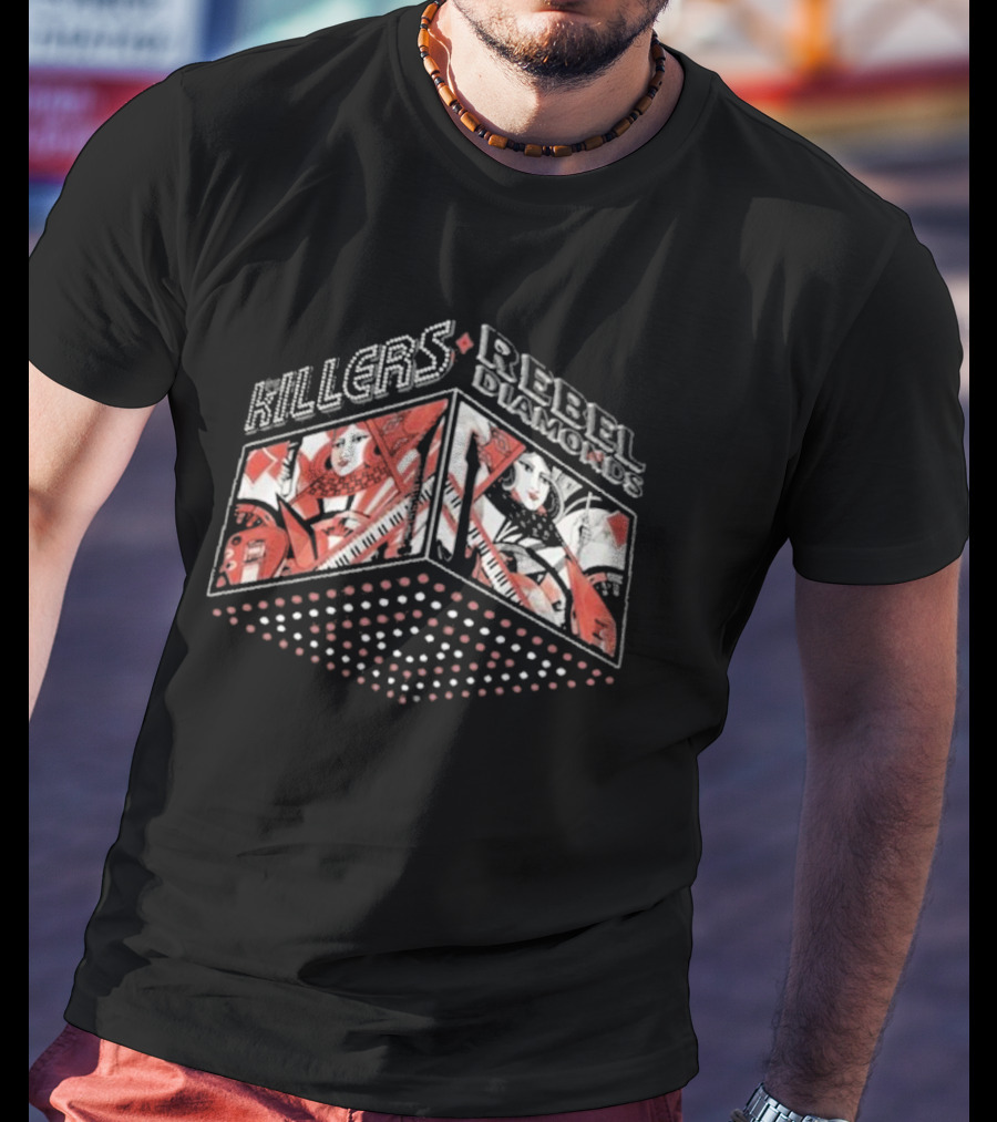 Killers Rebel Diamonds Vintage Cube T-Shirt