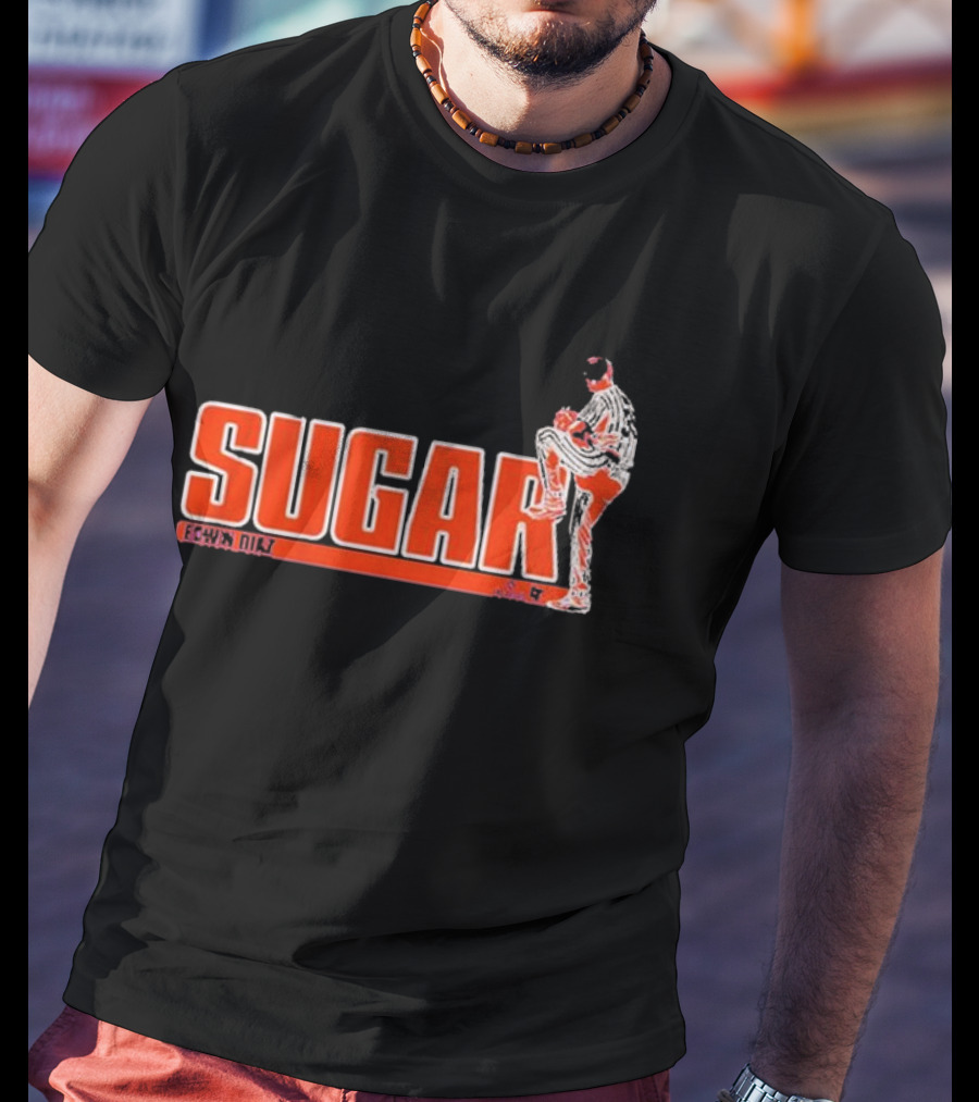 Edwin Diaz Sugar Baseball Pitcher T-Shirt