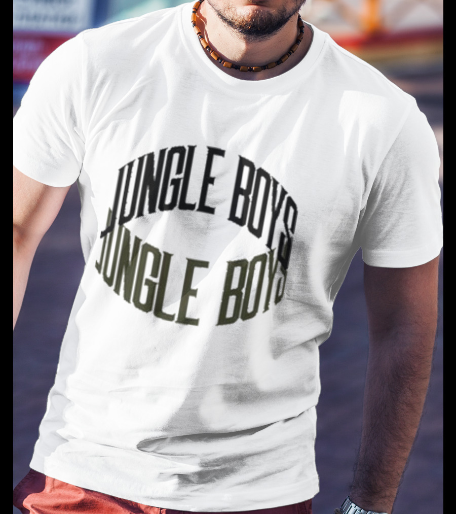 Jungle Boys 2D Optical Text Illusion T-Shirt