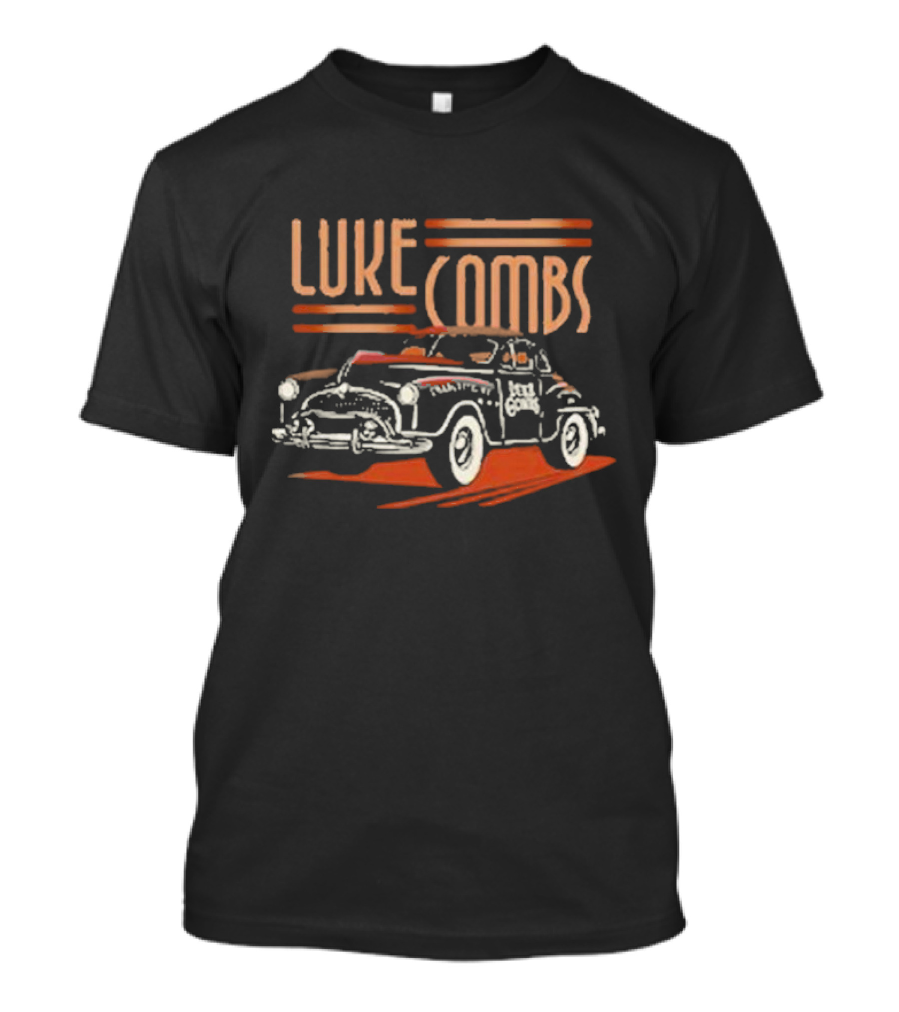 Luke Combs Bootleggers Car Music Vintage Style Classic Automobile T-Shirt