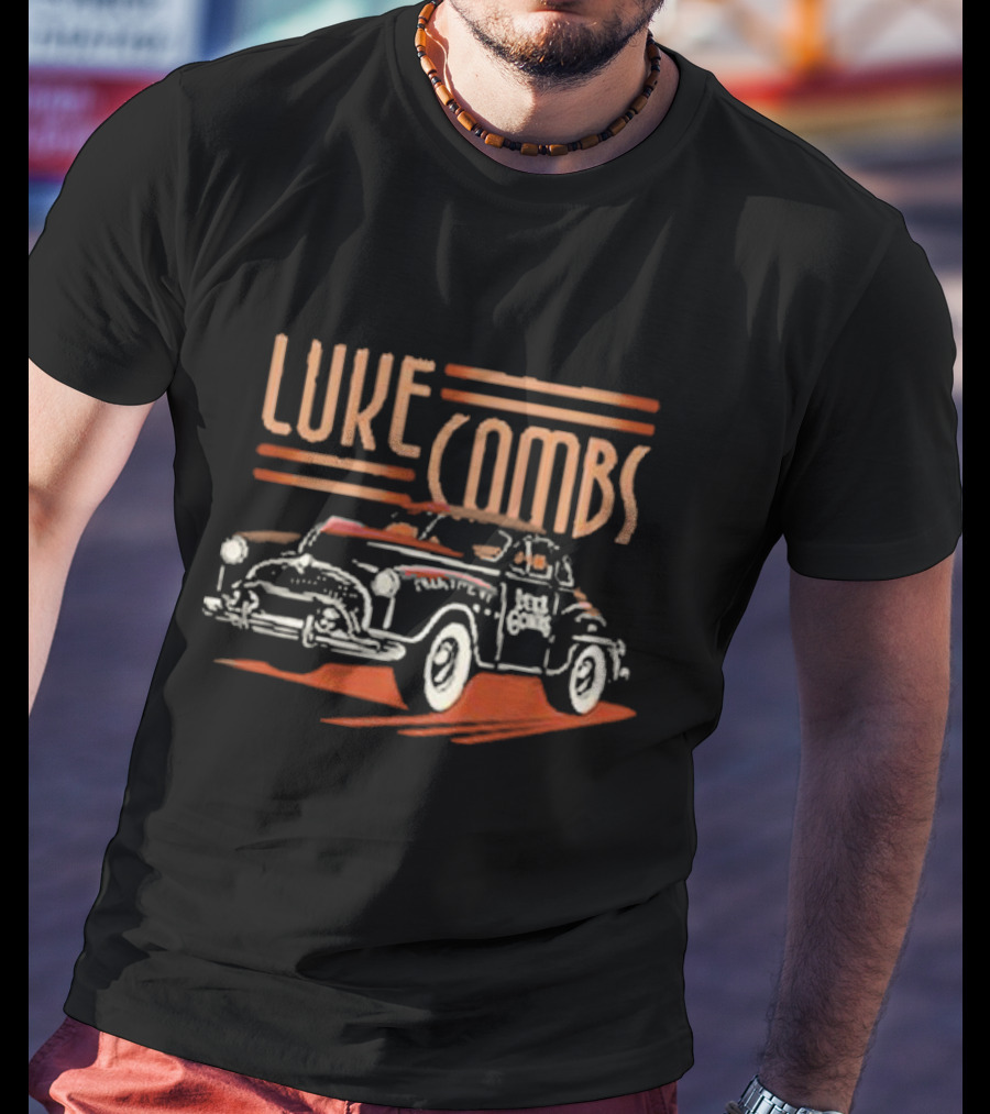 Luke Combs Bootleggers Car Music Vintage Style Classic Automobile T-Shirt
