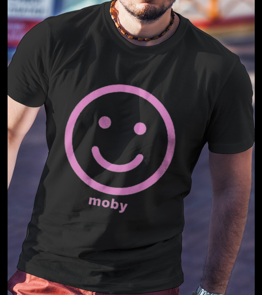 Moby Pink Smile Icon Feeling So Real T-Shirt