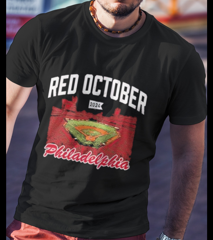 Philadelphia Baseball Stadium Red October T-Shirt