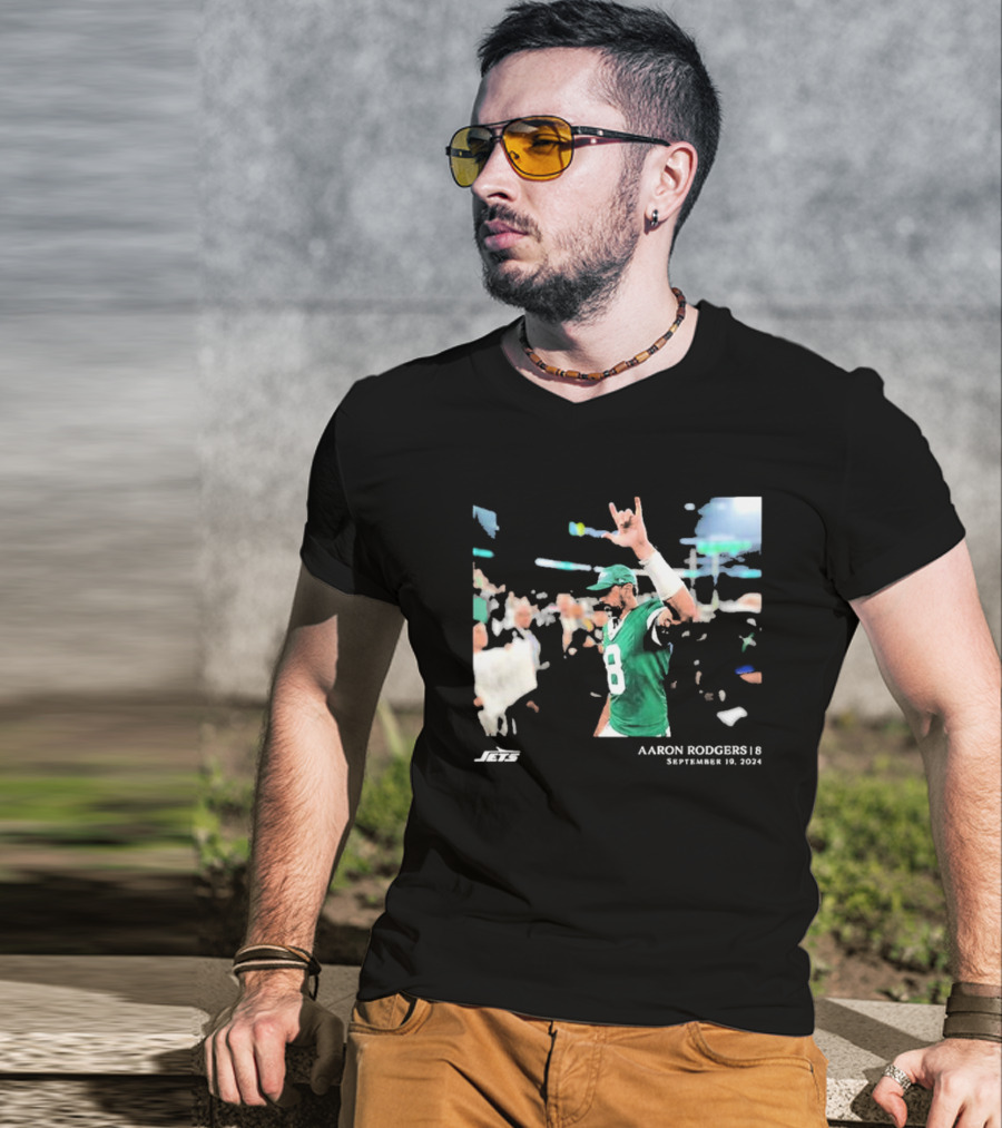 Aaron Rodgers 8 New York Jets September 19 T-Shirt