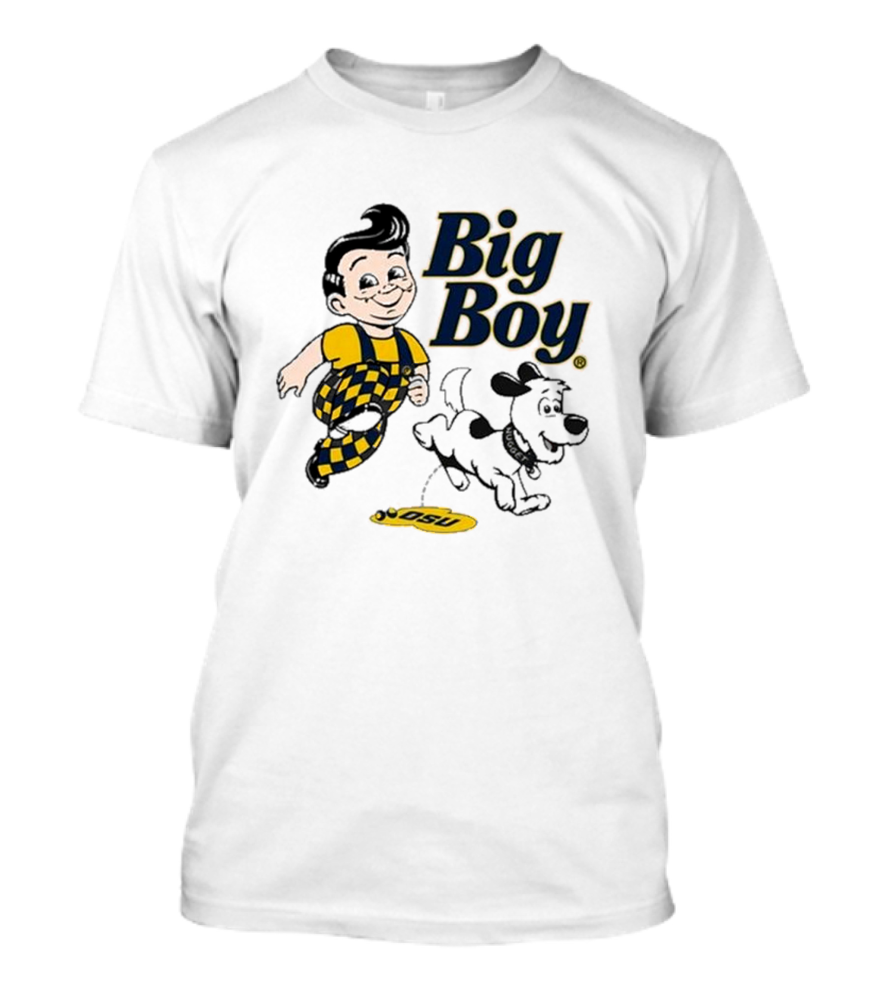 Big Boy OSU Checker Outfit And Nugget Team Rivalry T-Shirt
