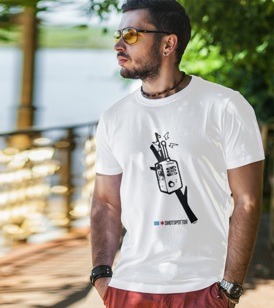 Raymond Lopez Walkie-Talkie Shotspotter Broken Signal T-Shirt