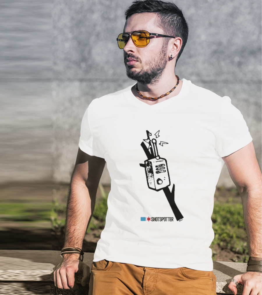 Raymond Lopez Walkie-Talkie Shotspotter Broken Signal T-Shirt