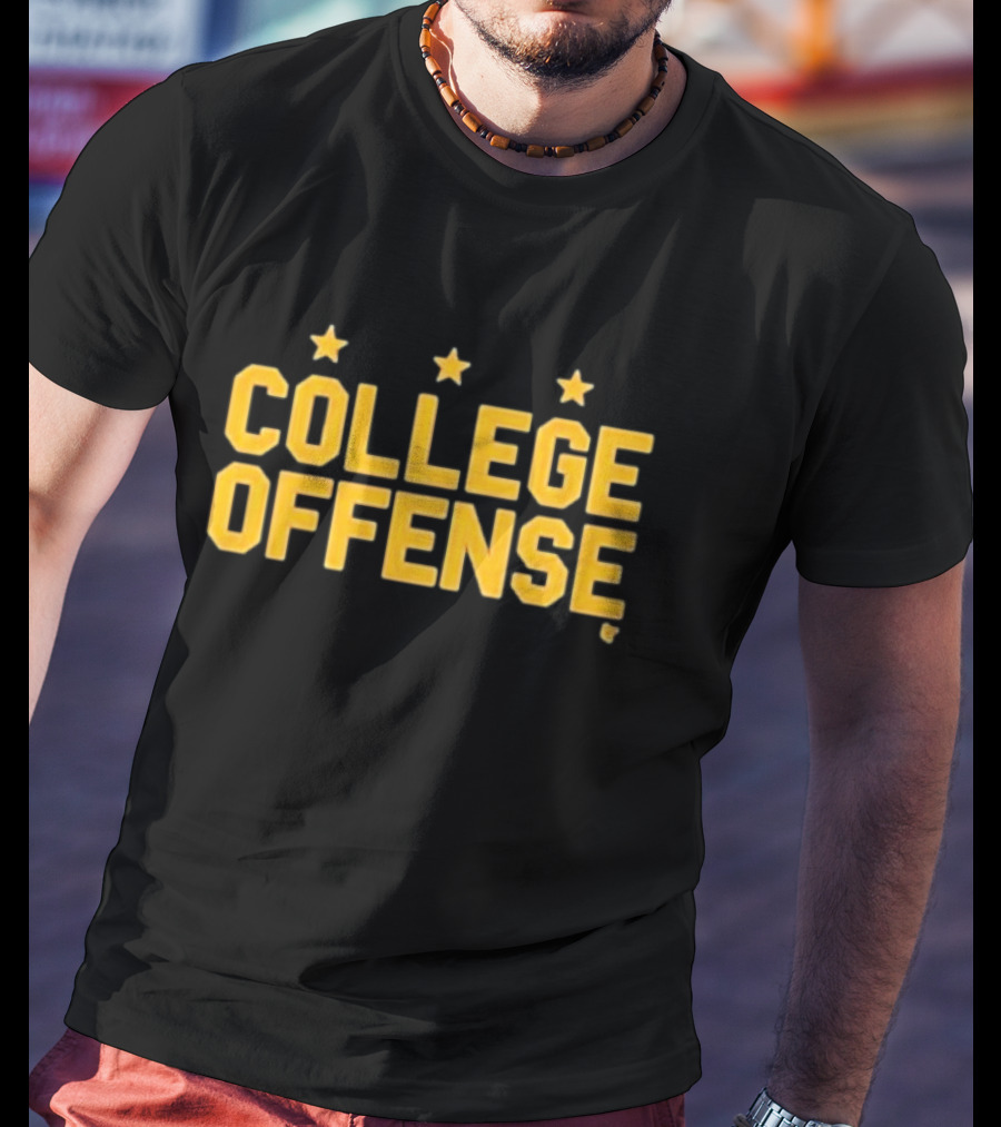 Washington College Offense Football Stars T-Shirt