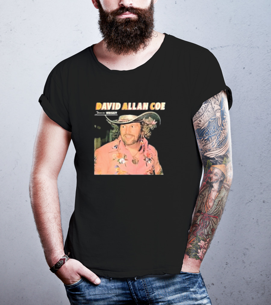 David Allan Coe Tennessee Whiskey Vintage Country Music Legend T-Shirt