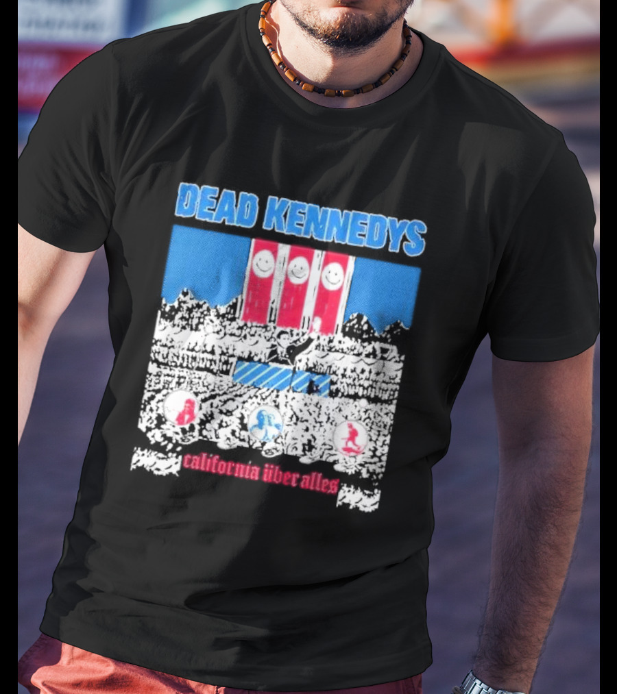 Dead Kennedys California Über Alles Smile Flags Punk T-Shirt