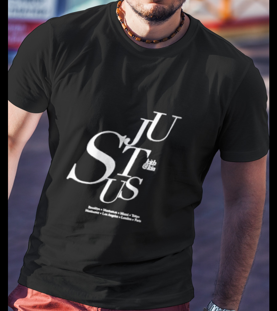 Kith Just Us Brooklyn Miami Tokyo Los Angeles Paris T-Shirt