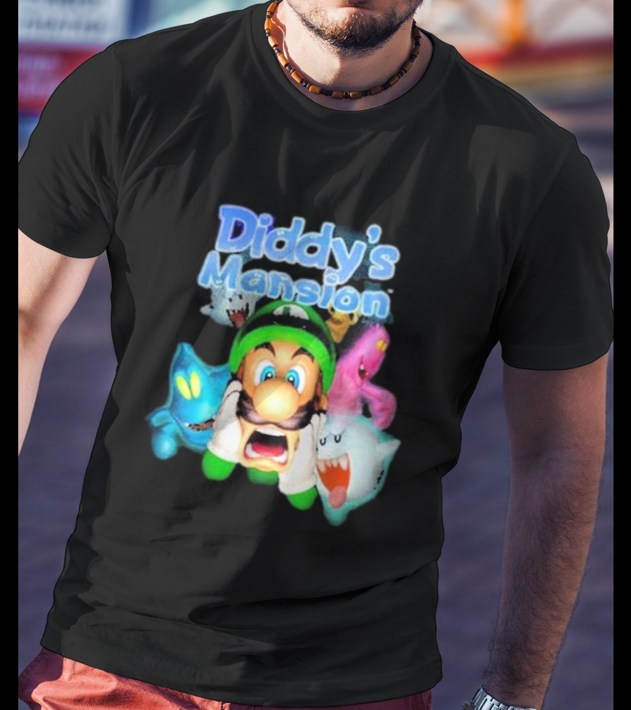 Diddy's Mansion Luigi Ghost Adventure T-Shirt
