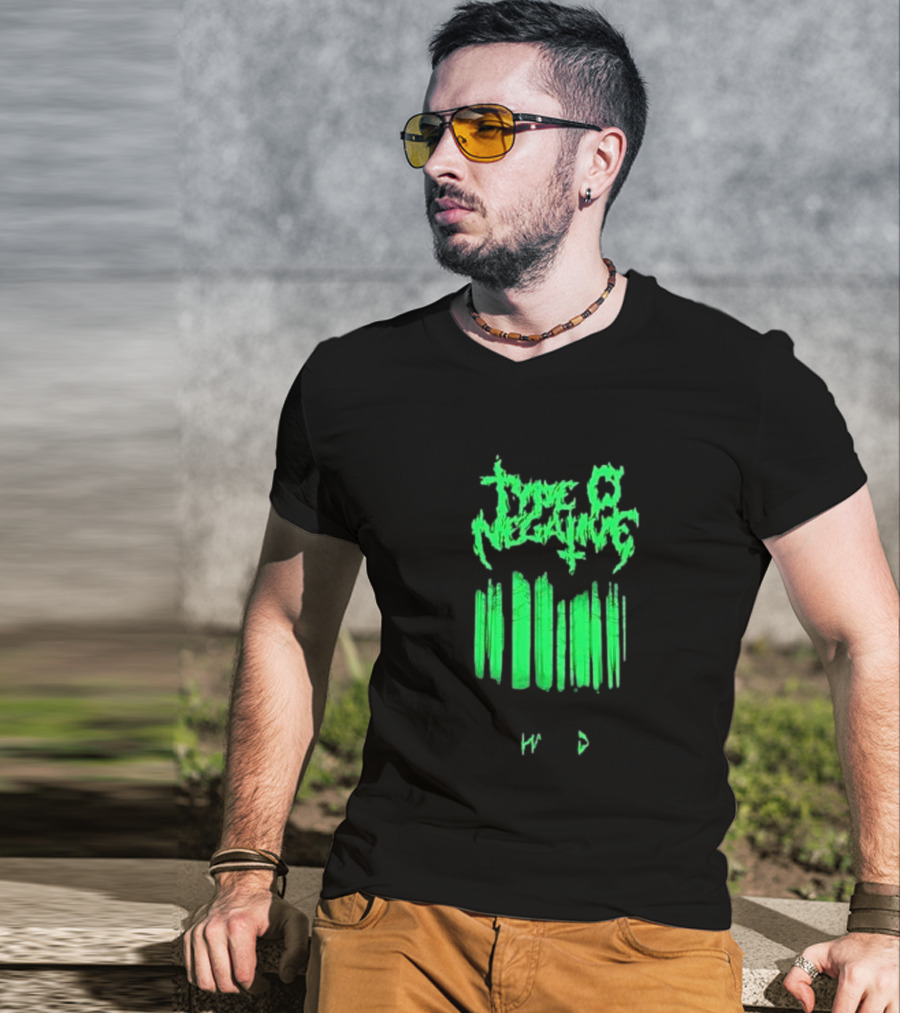 Type O Negative Haunted Black Green Barcode T-Shirt