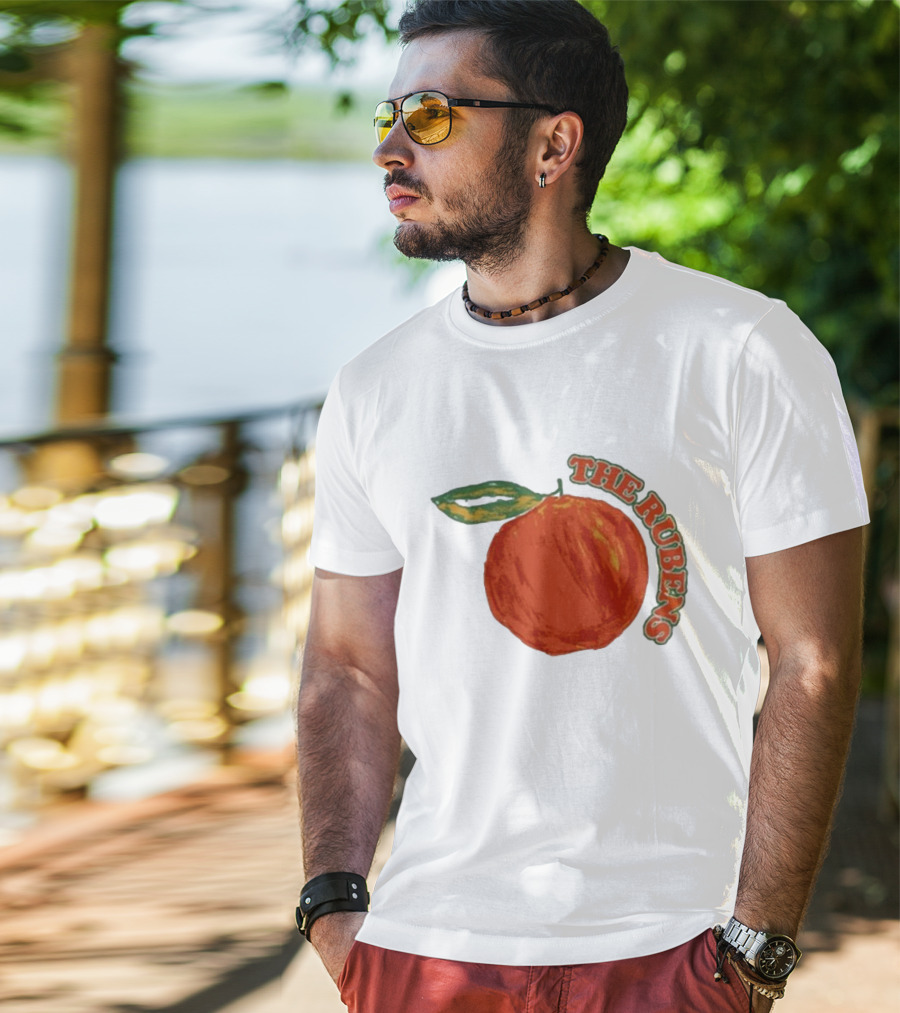 The Rubens Orange Artwork Soda T-Shirt