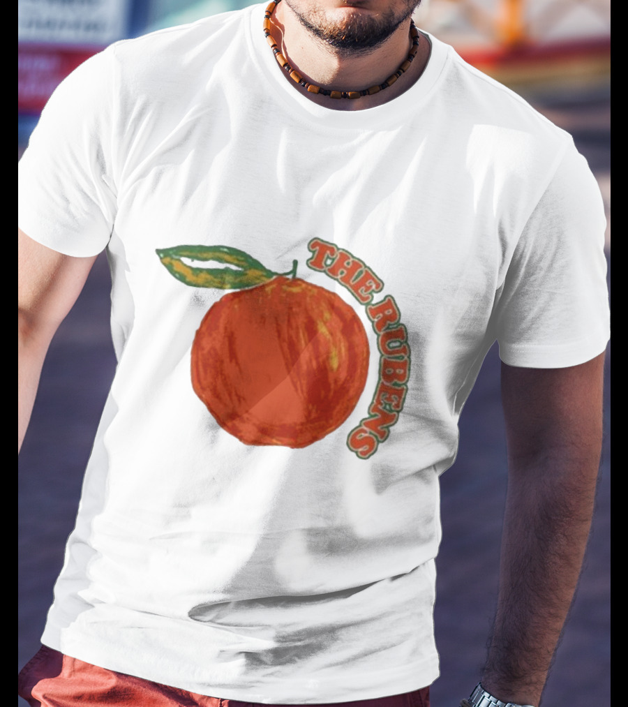 The Rubens Orange Artwork Soda T-Shirt